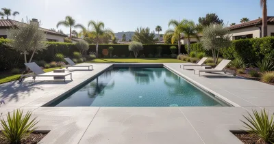 Aménager les abords de votre piscine avec un revêtement en béton décoratif : esthétique et entretien