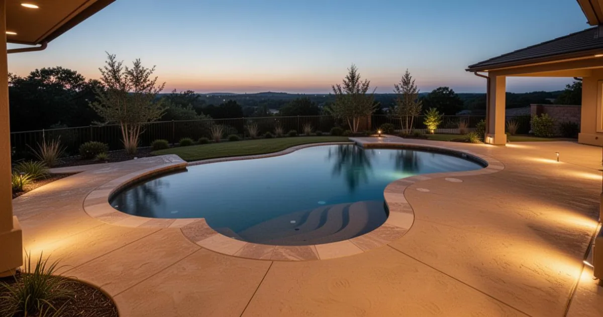 Aménager les abords de votre piscine avec un revêtement en béton décoratif : esthétique et entretien – image 4