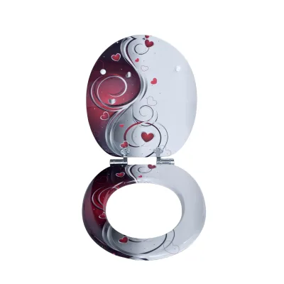 Abattant WC rond motif pop art – image 2