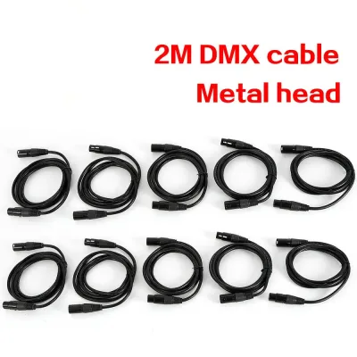 Lot de 10 câbles DMX XLR 2 m