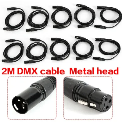 Lot de 10 câbles DMX XLR 2 m – image 2