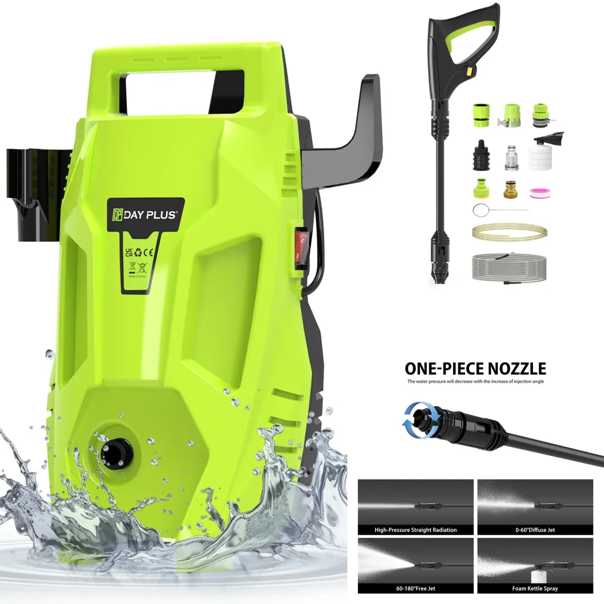 Nettoyeur haute pression vert 5000 W