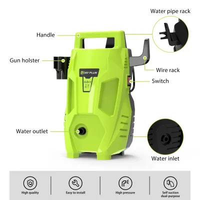 Nettoyeur haute pression vert 5000 W – image 2
