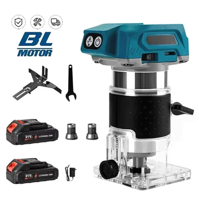 Routeur à bois sans balais 18 V