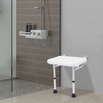 Siège de douche mural pliant – image 2