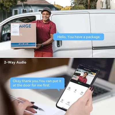 Sonnette vidéo sans fil Wifi – image 2